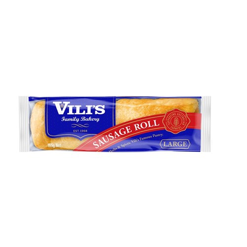 SAUSAGE ROLL LARGE (12 X 165GM) # 300015 VILIS