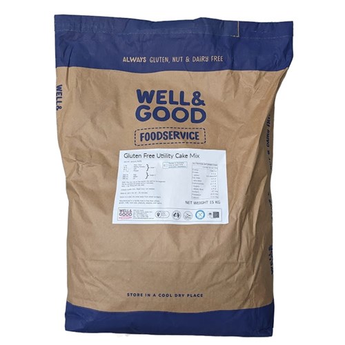 CAKE MIX UTILITY GF 15KG # FS15 Utility cak WELL & GOOD