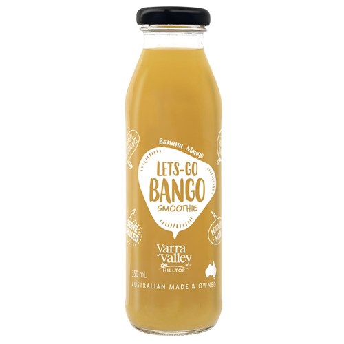 SMOOTHIE LETS GO BANGO (12 X 350ML) #YV-6606 YARRA VALLEY HILLTOP